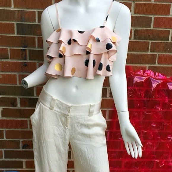 Polka dot crop top - Picture 2 of 9